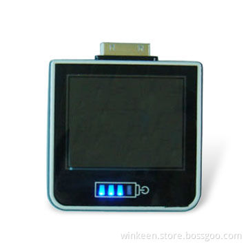 Power Bank with 2,200mAh Capacity, Suitable for iPod and iPhone 3GS/4